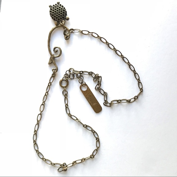 Perch Owl Tree Branch Necklace Bronze Tone - Picture 4 of 6